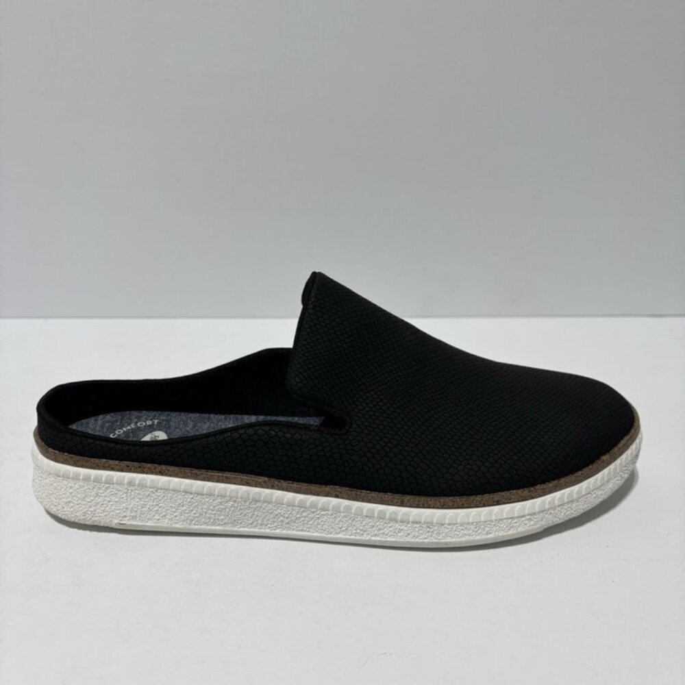 Dr. Scholl’s Women’s Sink In Black Mules, Size 7.5 M